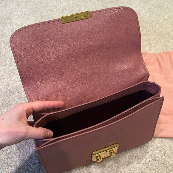 Miu Miu Madras Antico mauve pink crossbody bag - Picture 8 of 11